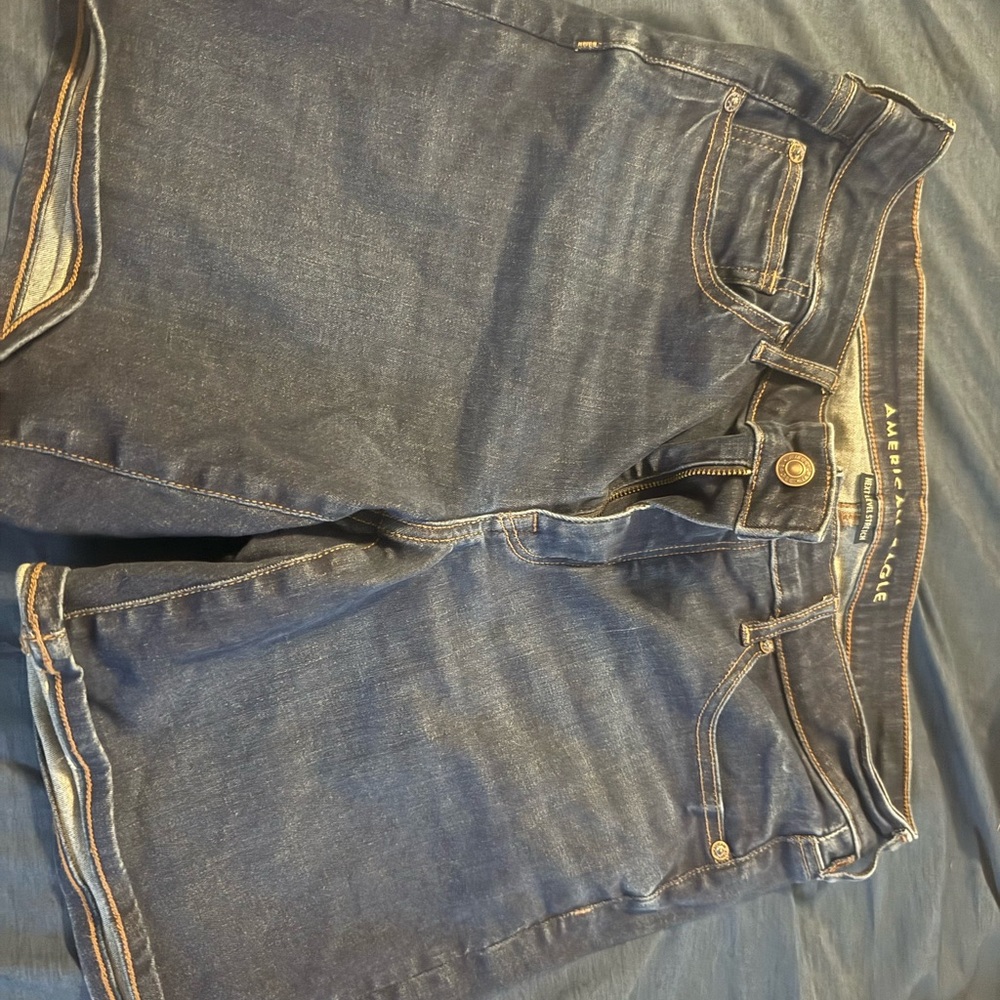 American Eagle Outfitters Dark Blue Women's Jeans 12